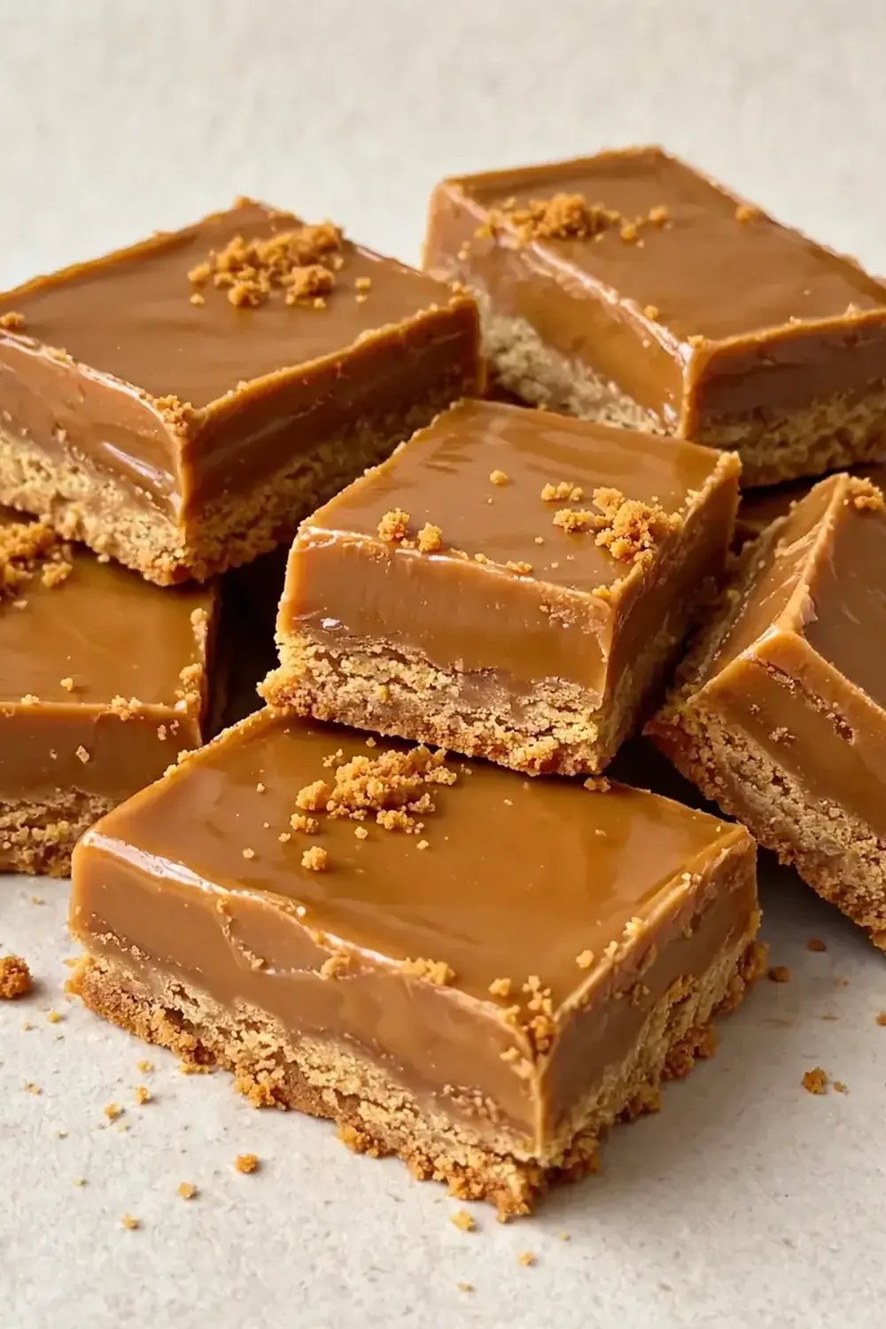 Biscoff Caramel Bars
