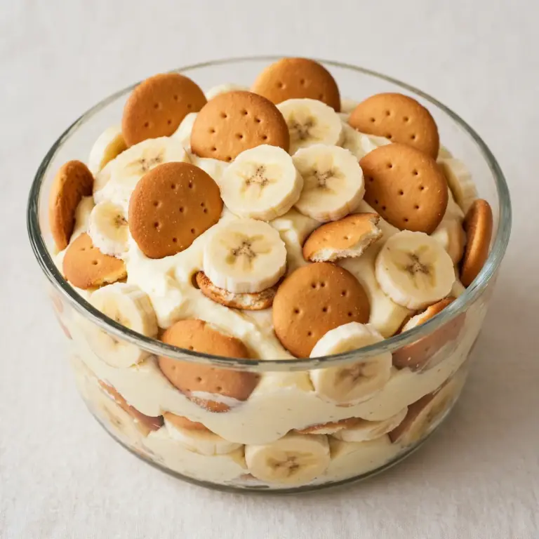 Classic Banana Pudding With Vanilla Wafers