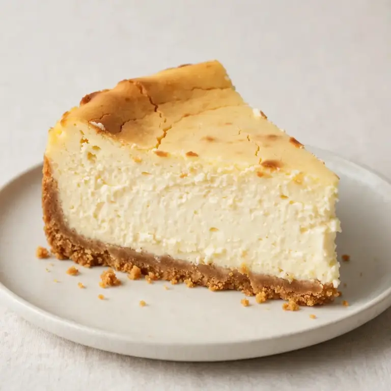 Classic New York Baked Cheesecake