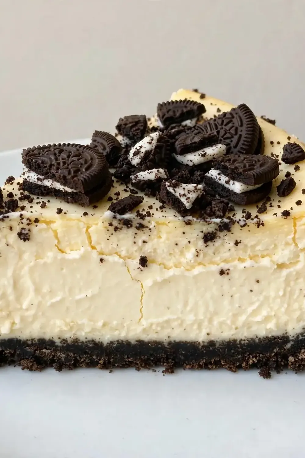 Classic Oreo Crust Cheesecake