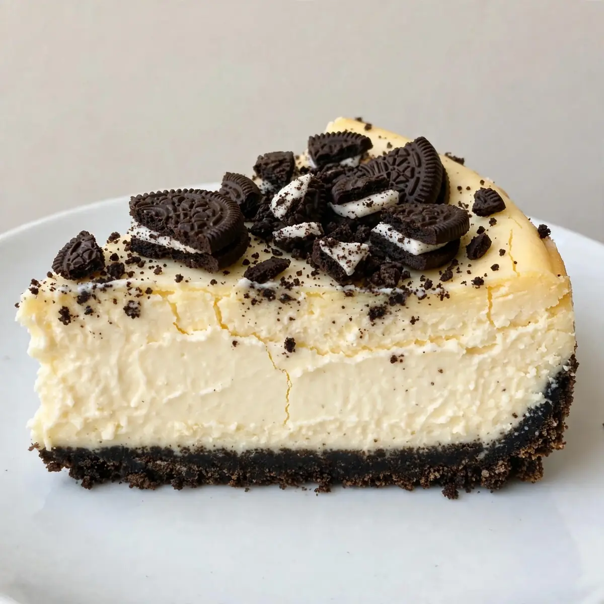 Classic Oreo Crust Cheesecake
