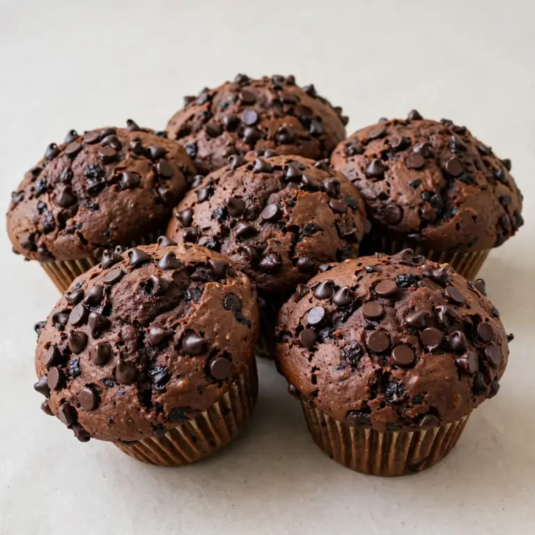 Double Chocolate Chip Muffins