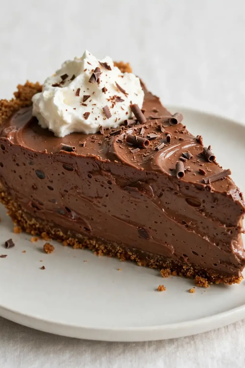 easy no bake chocolate pie