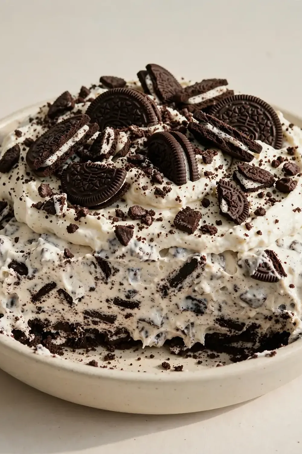 easy no bake oreo dessert