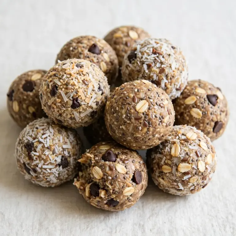 Healthy No Bake Protein Balls