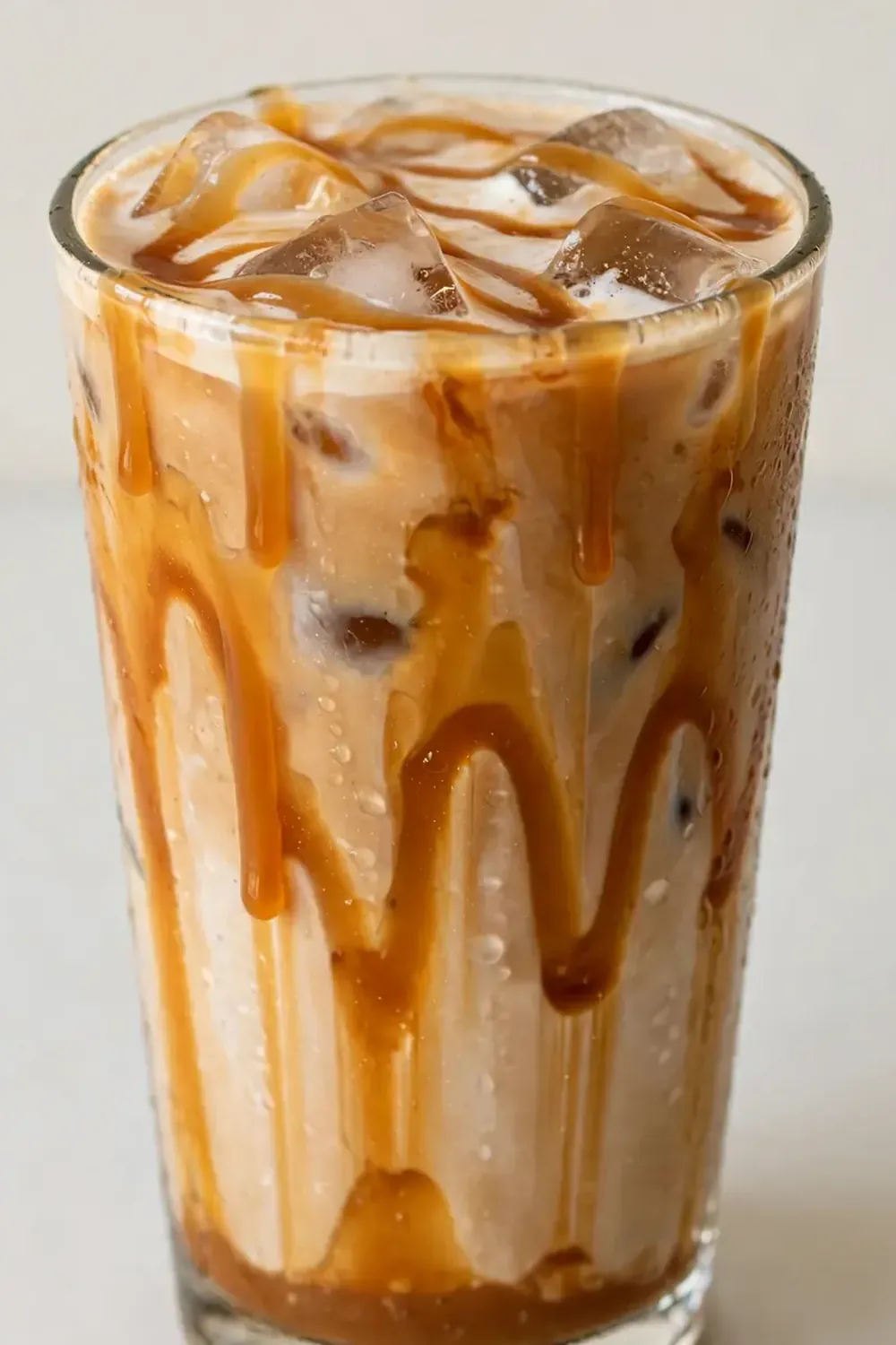 Homemade Iced Caramel Latte