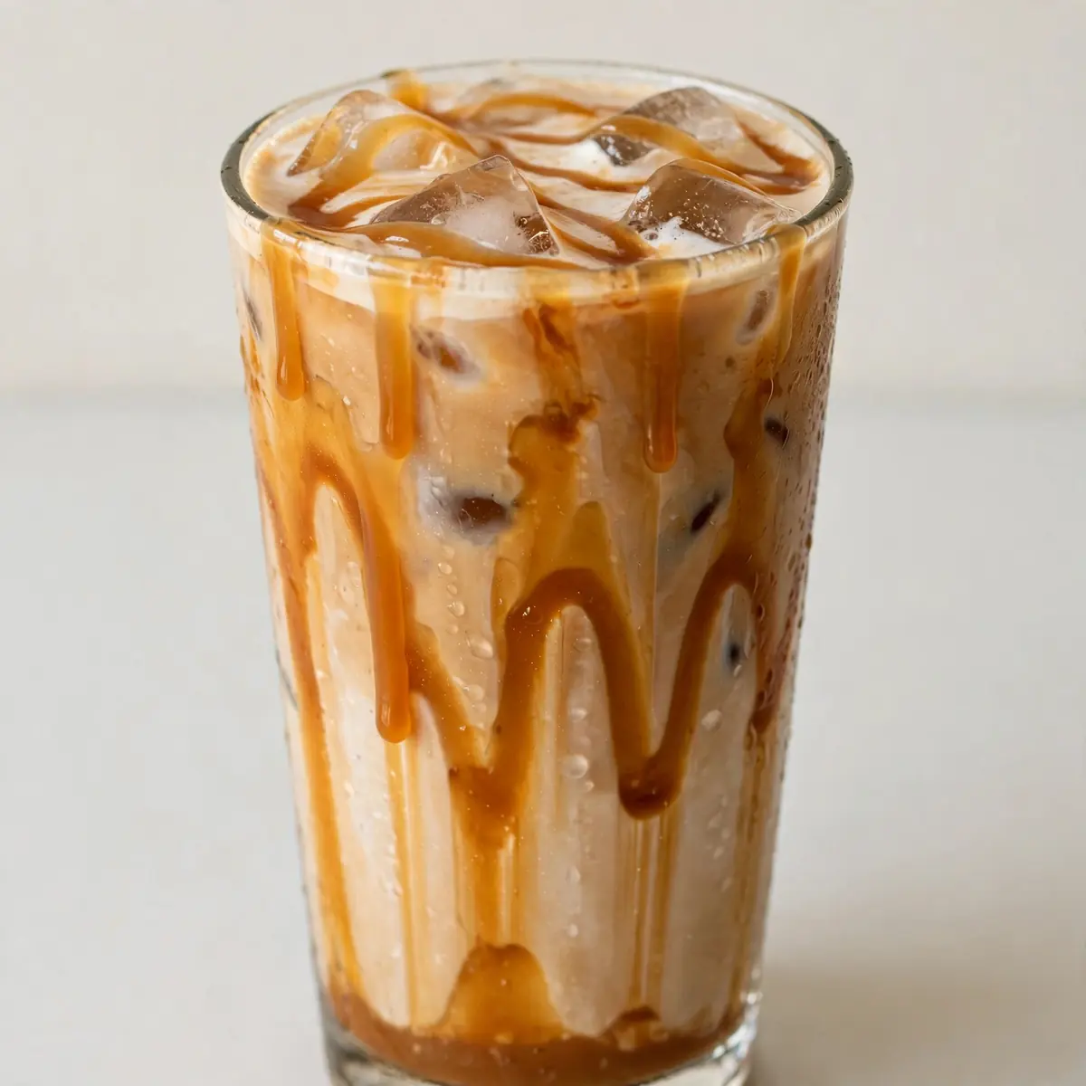 Homemade Iced Caramel Latte