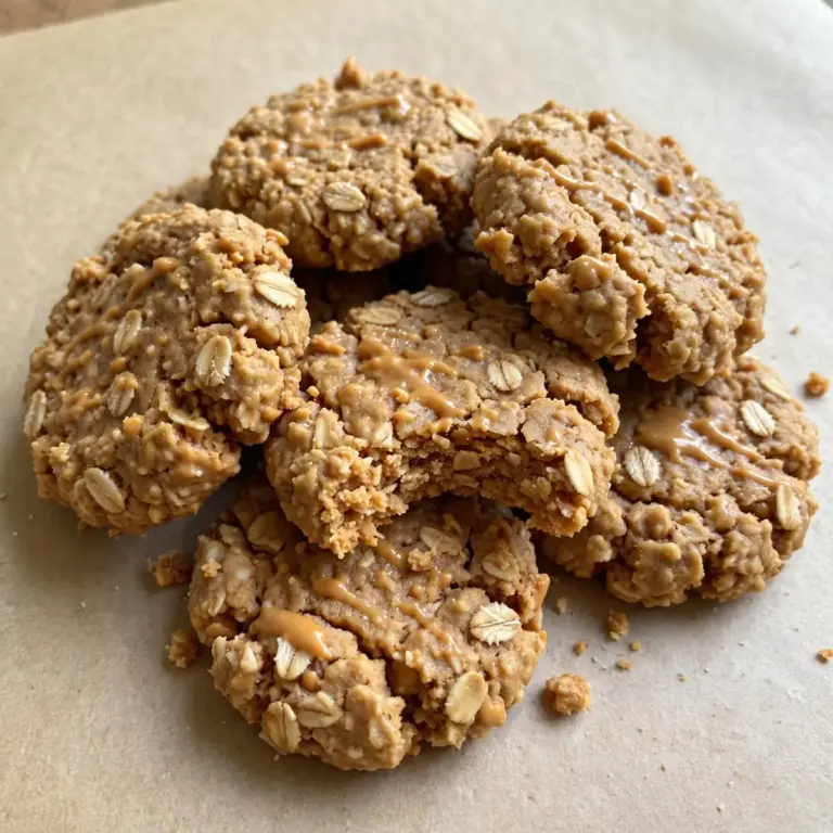 Homemade No Bake Peanut Butter Cookies