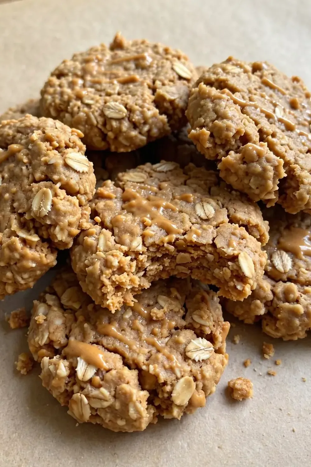 homemade no bake peanut butter cookies