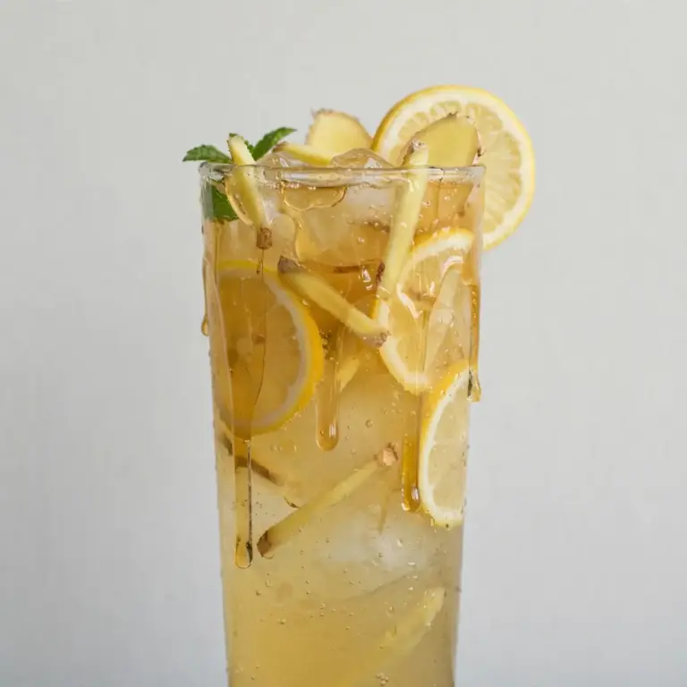Honey Lemon Ginger Mocktail