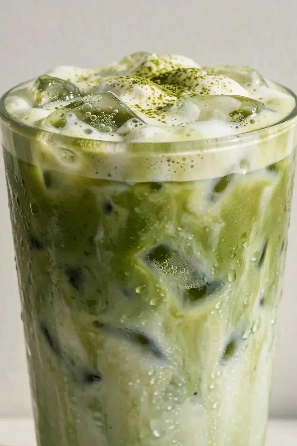 Iced Matcha Green Tea Latte