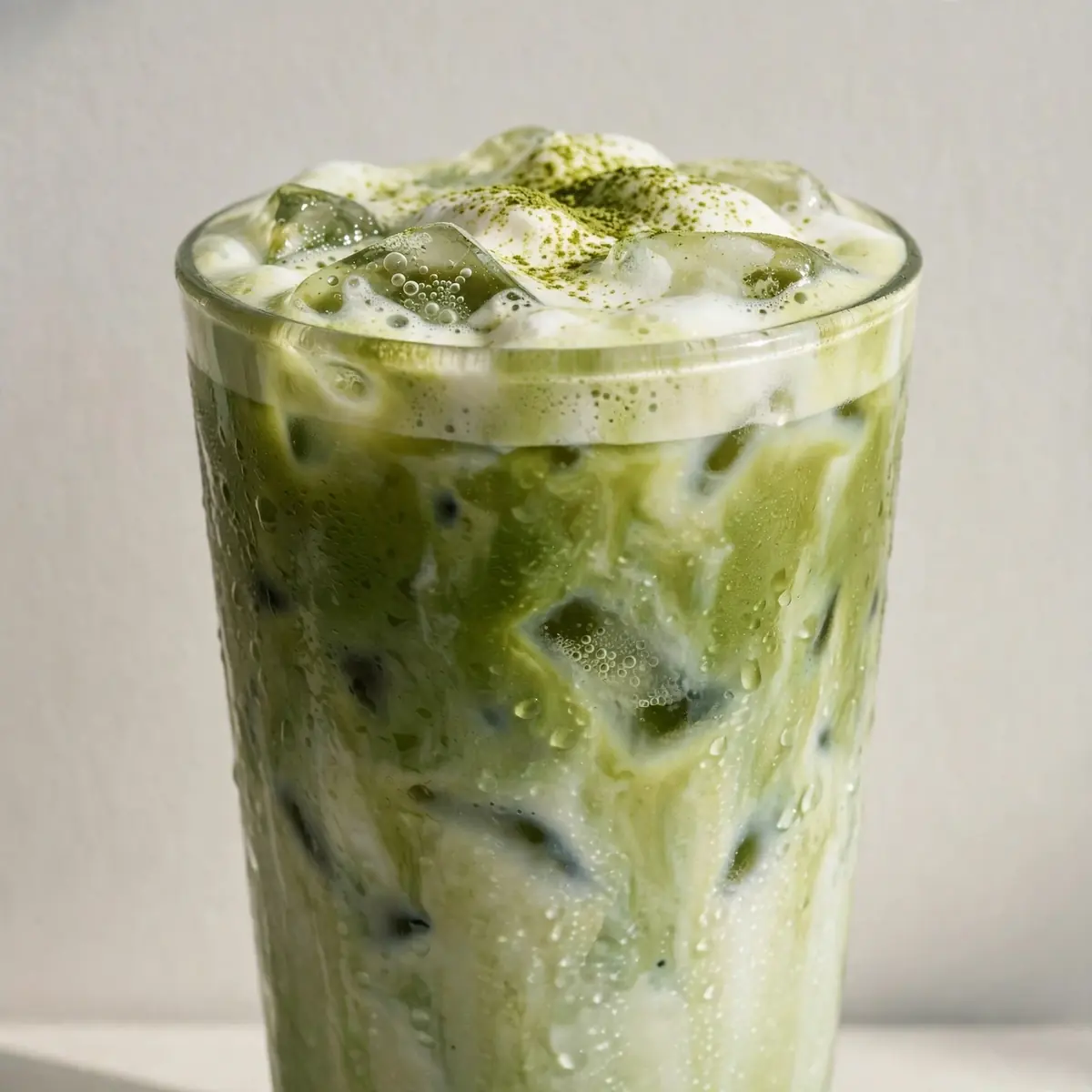 Iced Matcha Green Tea Latte