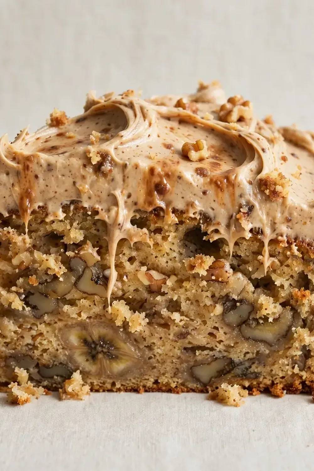 Moist Banana Cake with Brown Butter Frosting