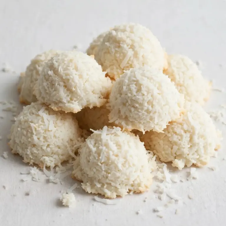 No-Bake Coconut Macaroons