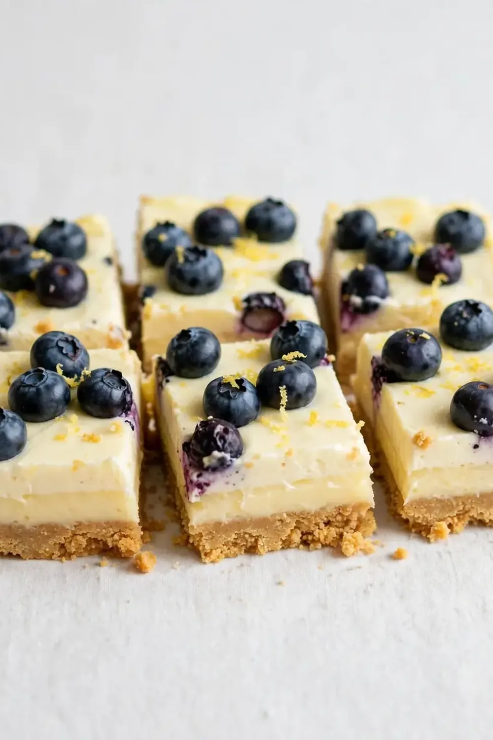 no bake lemon blueberry bars