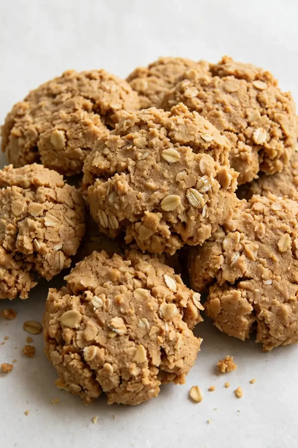 No-Bake Peanut Butter Oat Cookies