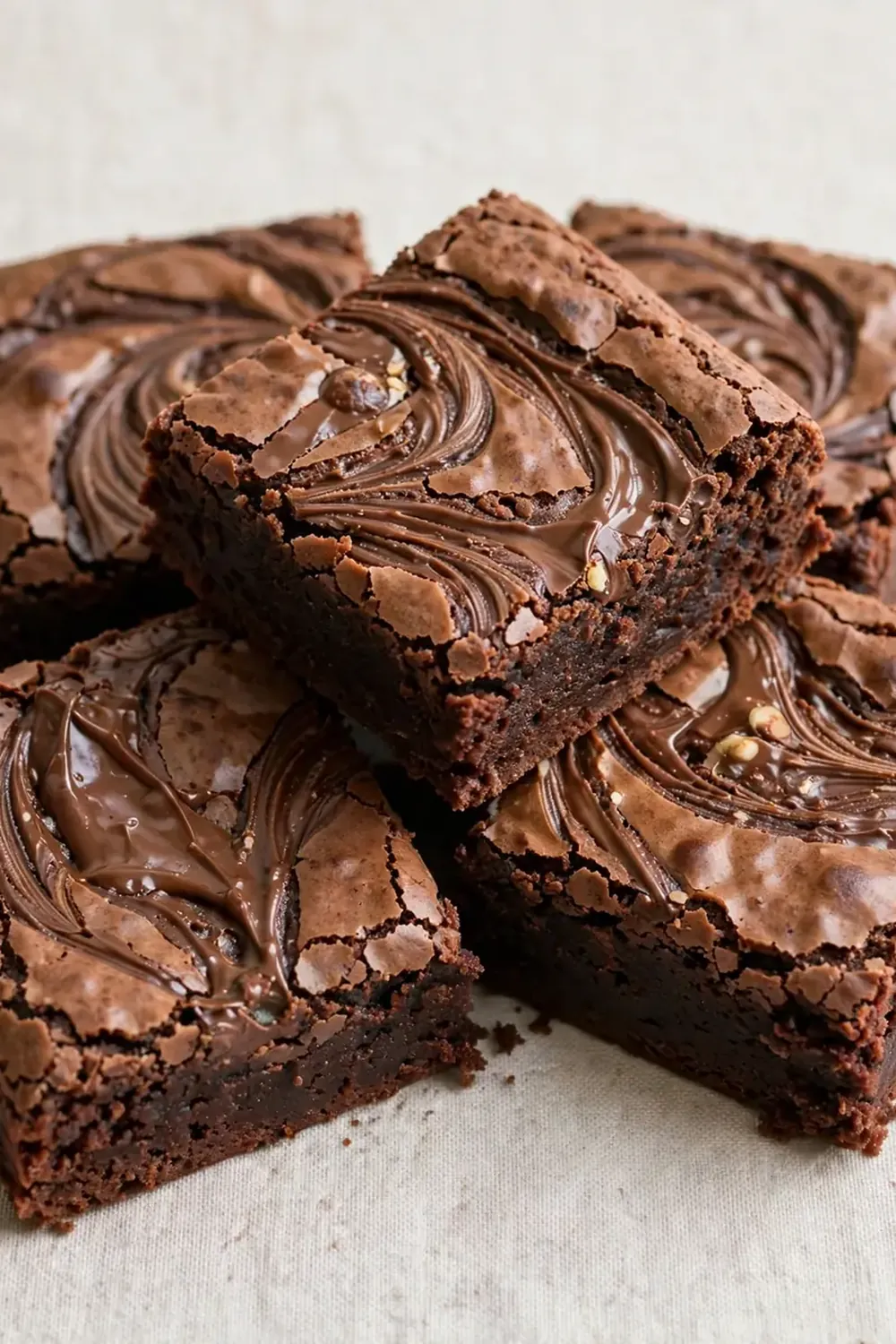 Nutella Swirl Brownies