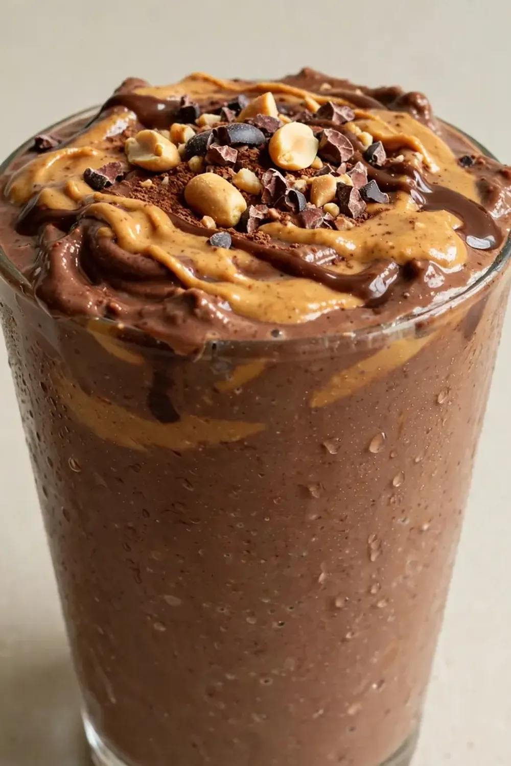 Peanut Butter Chocolate Protein Smoothie