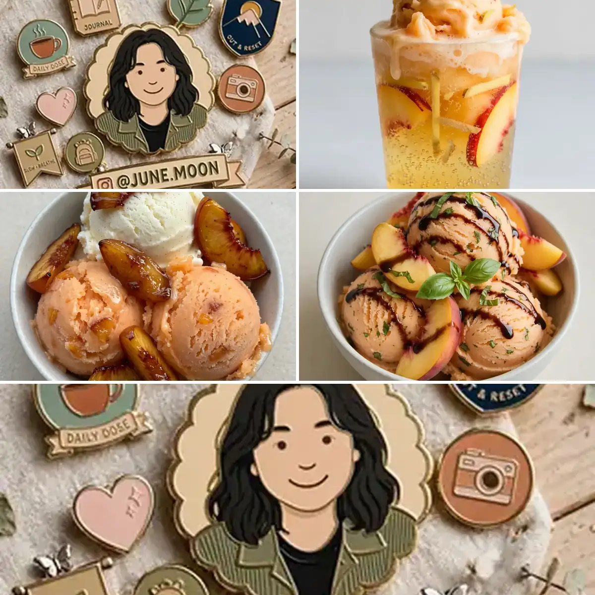 Refreshing Peach Sorbet Dessert Recipes