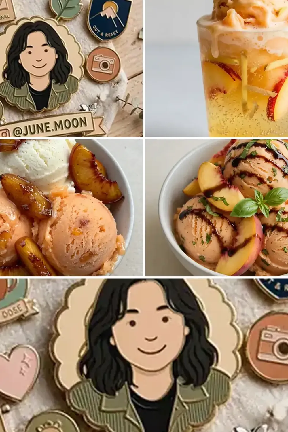 refreshing peach sorbet dessert recipes