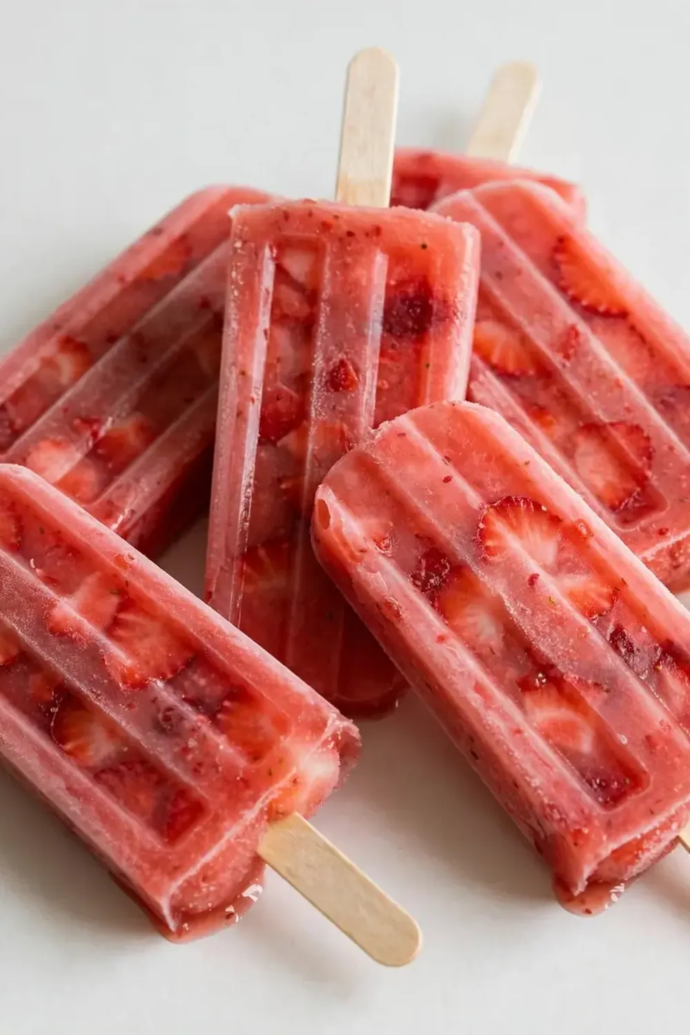 simple strawberry popsicle recipe