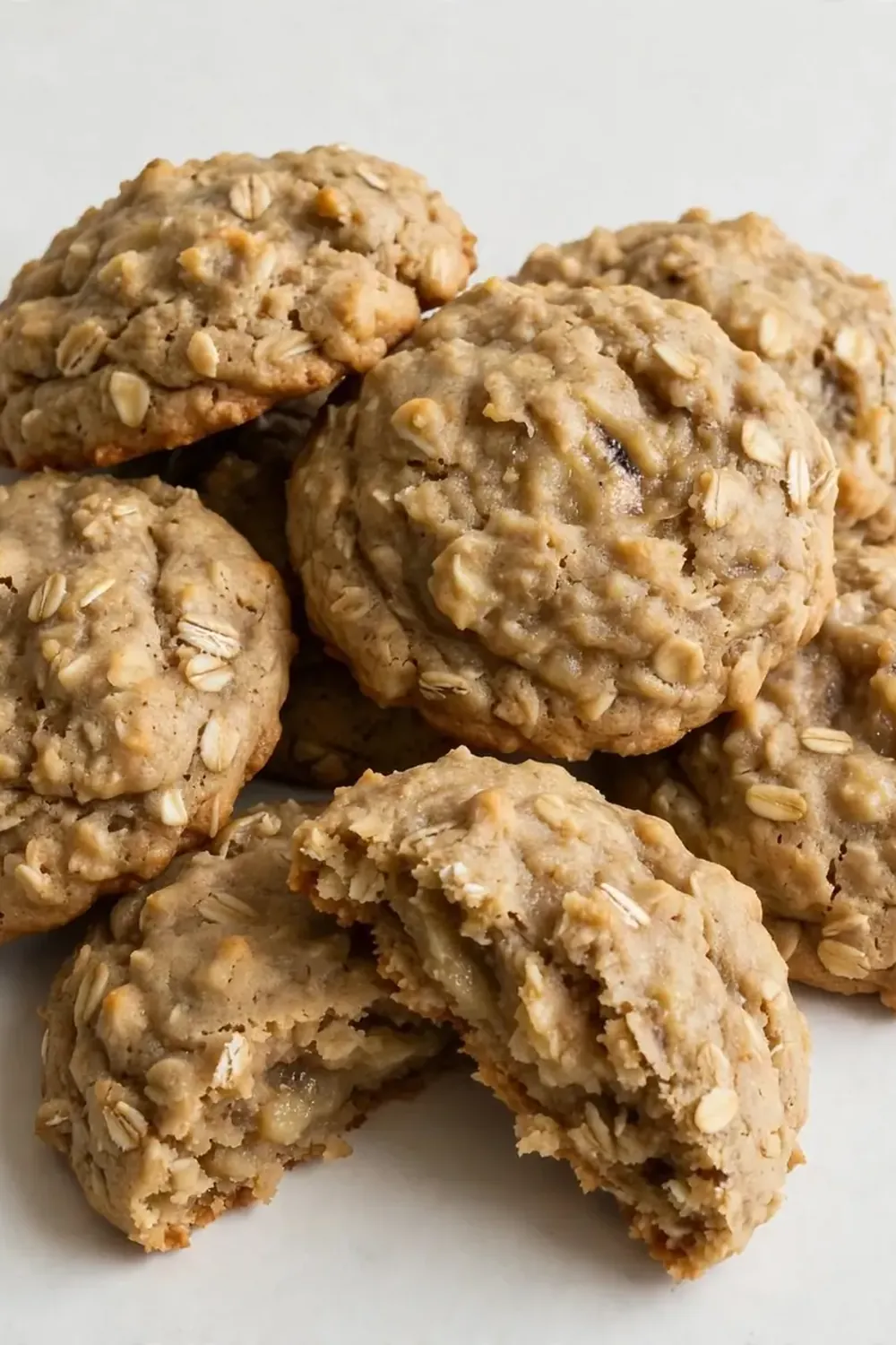 Soft Banana Oat Cookies